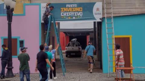 Santos terá linha especial de ônibus para levar público à Festa Inverno Criativo - Imagem: reprodução Prefeitura de Santos