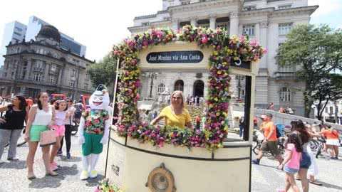 Santos recepciona Primavera com flores e atividades recreativas - Imagem: reprodução Santos