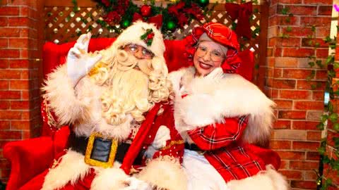 Chegada do Papai Noel. - Imagem: Divulgação / Miramar Shopping