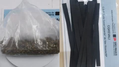 Quatro mulheres são presas tentando entrar com drogas em unidades prisionais na Baixada Santista - Imagem: Divulgação / SAP
