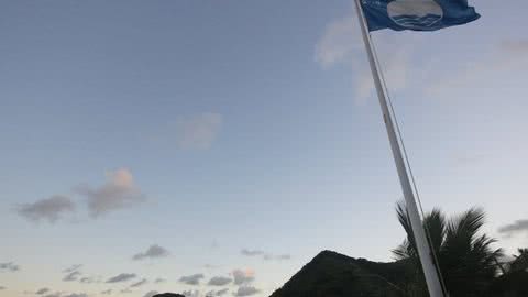 Guarujá ganha selo 'Bandeira Azul' pelo 15º ano consecutivo; saiba o que significa - Imagem: Reprodução/Prefeitura de Guarujá