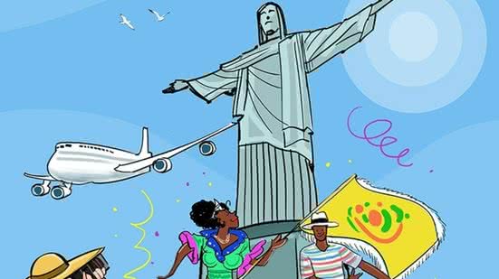 Carnaval do Rio promete movimentar a economia e aumentar arrecadação em 20% com novo dia de desfiles - Imagem: @izanio_charges