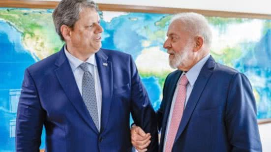 Túnel submerso promete reduzir a travessia entre Santos e Guarujá para apenas um minuto e meio - Imagem: Reprodução/Ricardo Stuckert/Secom