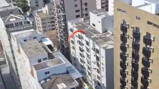 O caso scontecru na orla da Praia, em Santos - Imagem: Reprodução/ Marcelo Ricy