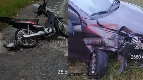 A polícia técnica foi chamada para investigar o acidente, que deixou a alça total e a faixa 1 da rodovia interditadas por mais de quatro horas - Imagem: Reprodução