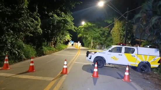 Imagem da interdição - Imagem: Reprodução/DER/SP