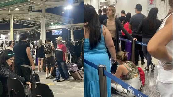 Cerca de 250 passageiros não conseguiram embarcar no cruzeiro devido a overbooking, gerando tumulto e intervenção policial - Imagem: Reproduçãp/ g1