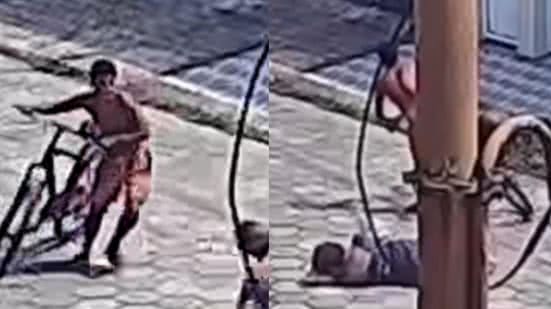 Crime, que ocorreu no último domingo, gerou revolta e preocupação na comunidade local sobre a segurança pública - Imagem: Reprodução/ TH Mais